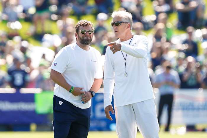 John Schneider and Pete Carroll