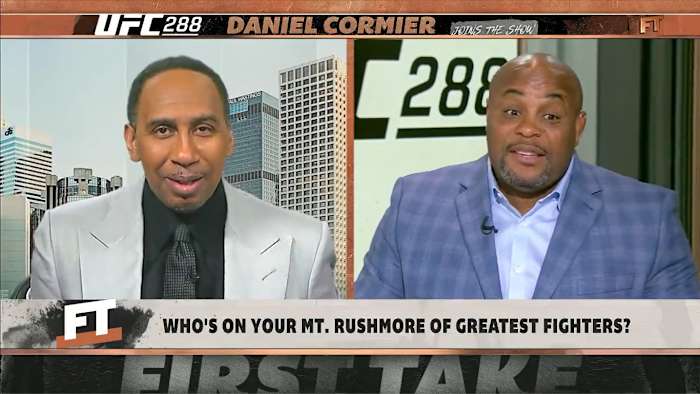Stephen A. Smith scoffs at Daniel Cormier's MMA Mount Rushmore