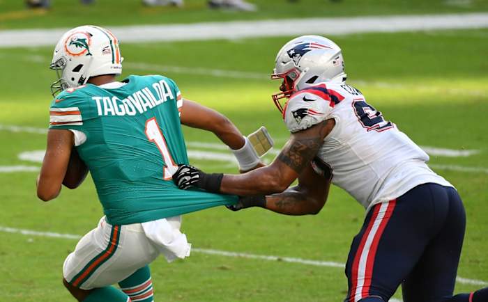 tua, dolphins, patriots