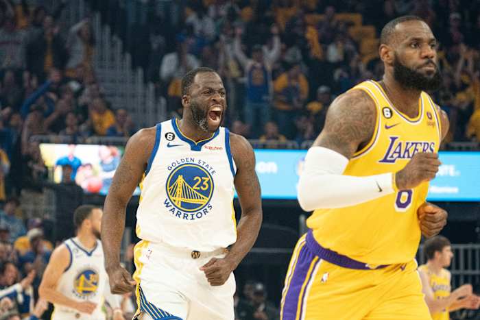 draymond green lebron james warriors