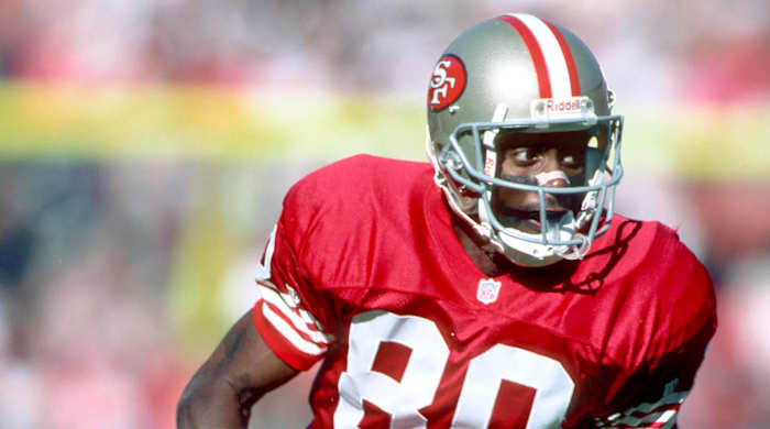 San Francisco 49ers Hall of Fame receiver Jerry Rice
