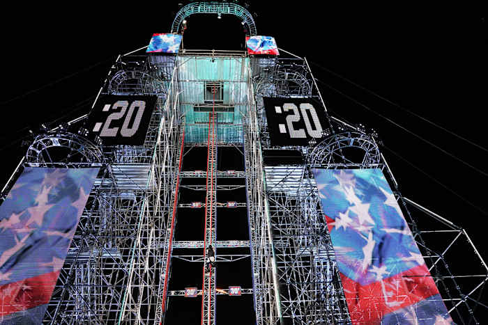 In the final stage on American Ninja Warrior, contestants face the imposing Mount Midoriyama, which has been conquered just three times.
