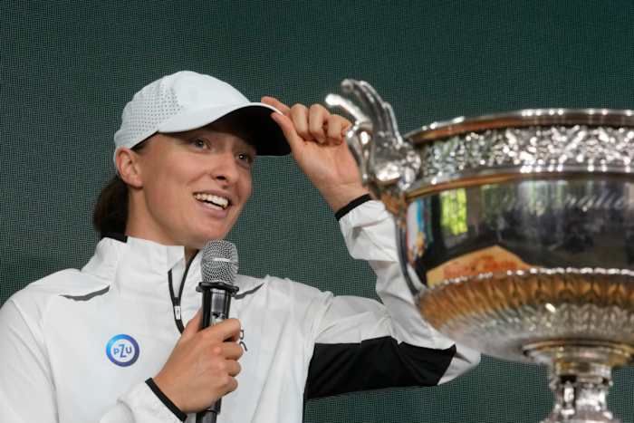Iga Swiatek looks to defend her title at the French Open.