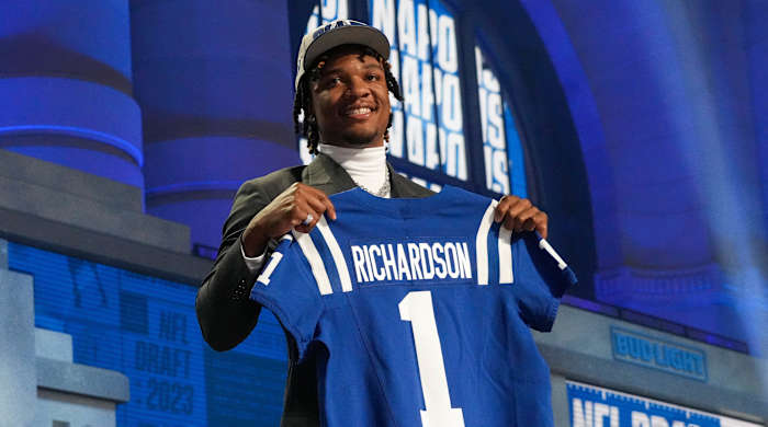 Florida quarterback Anthony Richardson was the Colts’ first-round draft pick in 2023.