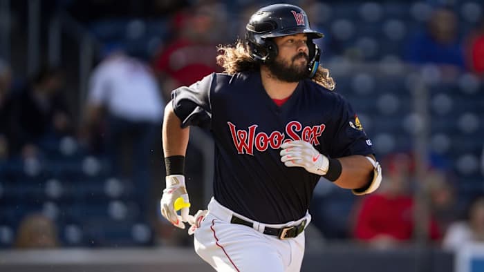 Boston Red Sox catcher Jorge Alfaro