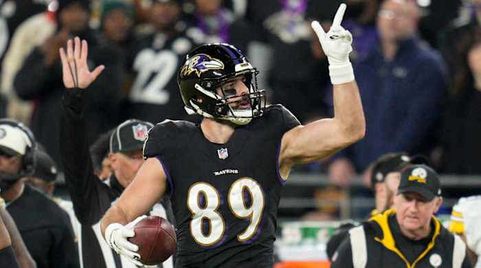 Baltimore Ravens tight end Mark Andrews