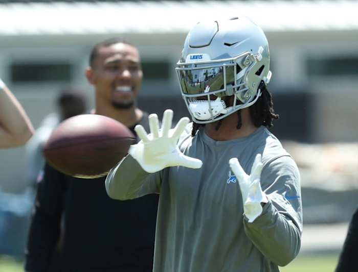 Detroit Lions running back Jahmyr Gibbs