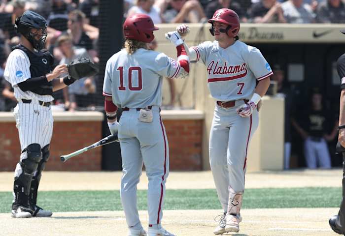 Jim Jarvis and Caden Rose at Wake Forest