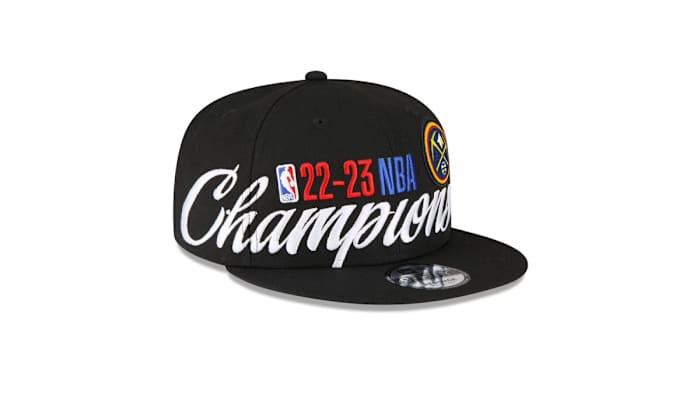 Denver Nuggets New Era 2023 NBA Finals Champions Locker Room 9FIFTY Snapback Hat