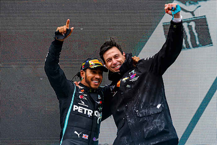 Lewis Hamilton - Toto Wolff - Mercedes