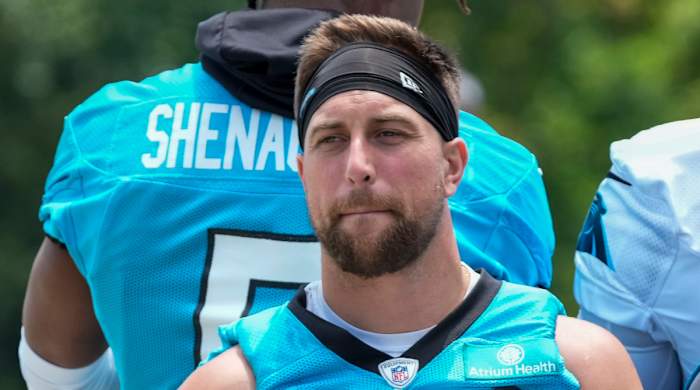 Carolina Panthers wide receiver Adam Thielen