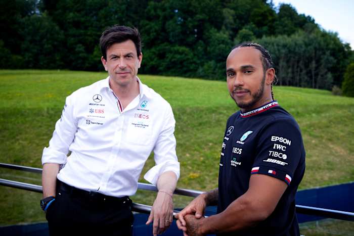 Toto Wolff - Lewis Hamilton - Mercedes