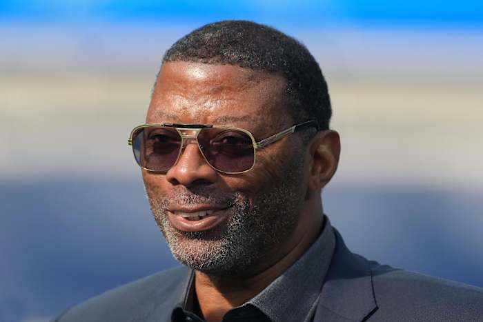Dec 12, 2021; Inglewood, California, USA; Carl Banks attends the NFL game between the Los Angeles Chargers and the New York Giants at SoFi Stadium.