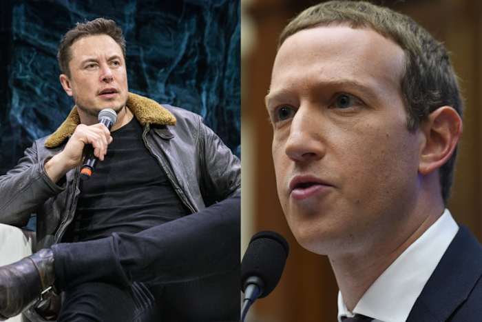 Twitter Chairman Elon Musk and Facebook founder Mark Zuckerberg.