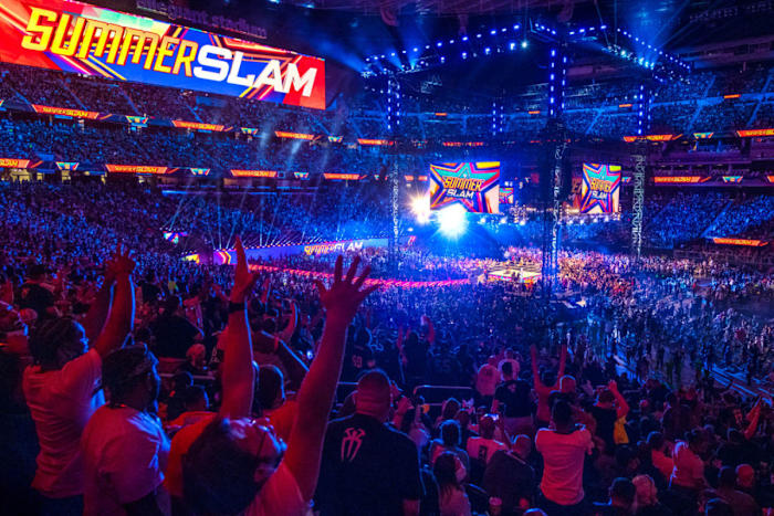 The venue for a WWE SummerSlam event.