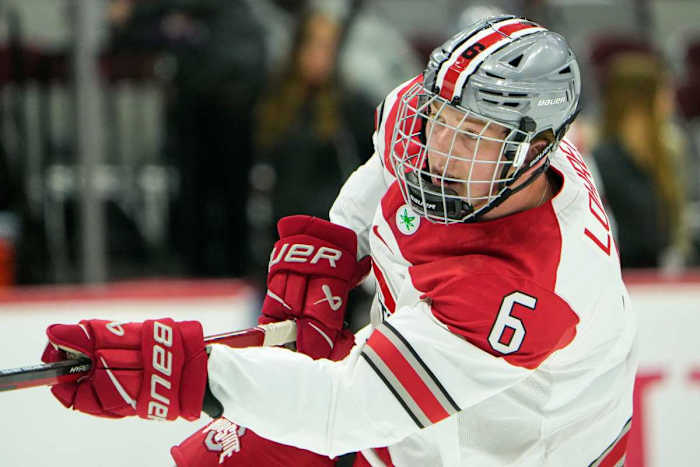 Mason Lohrei Ohio State Hockey