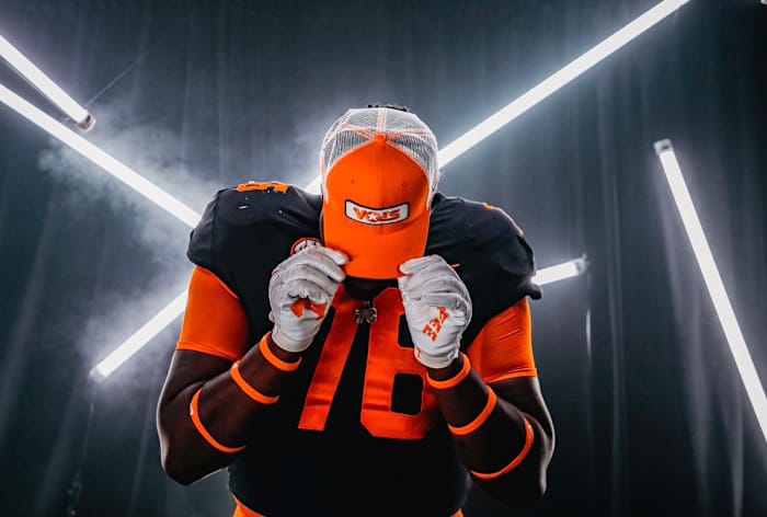 2024 OT Bennett Warren during his official visit to Tennessee in Knoxville, Tennessee, on June 23, 2023. (Photo courtesy of Bennett Warren)