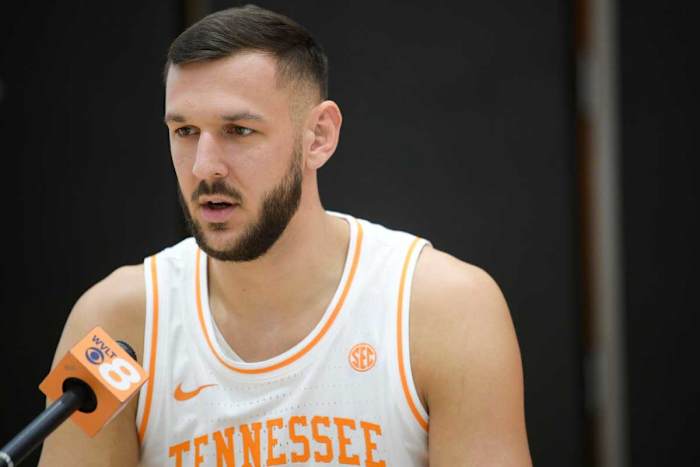 Former Tennessee Volunteers F Uros Plavsic 