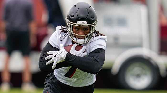 Atlanta Falcons rookie running back Bijan Robinson