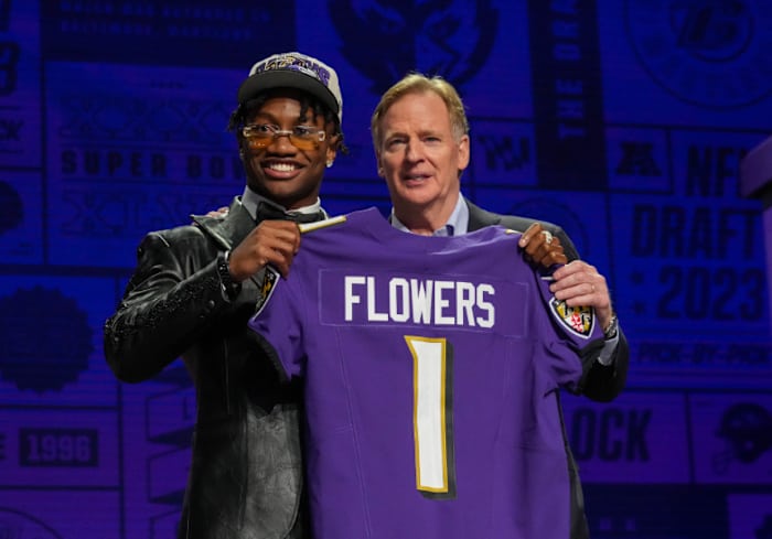 Baltimore Ravens wide receiver Zay Flowers