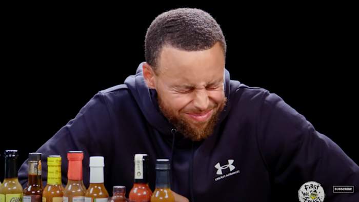 Stephen Curry on ‘Hot Ones’