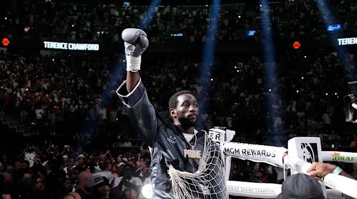 Terence Crawford before fighting Errol Spence.