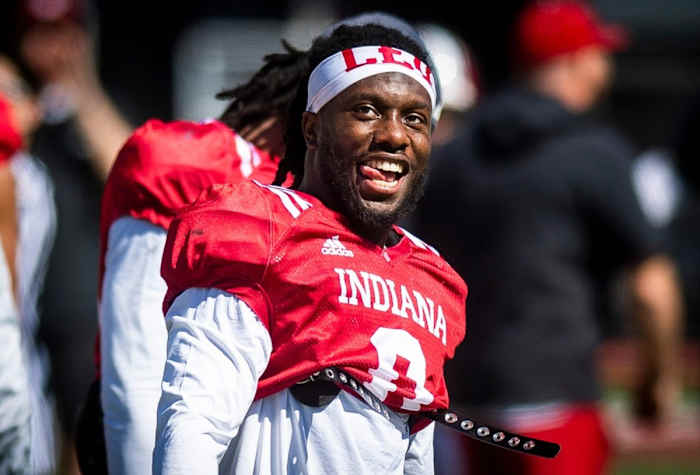 Defensive back Noah Pierre is entering his sixth-year at Indiana under head coach Tom Allen, and is expected to be a team leader in 2023.
