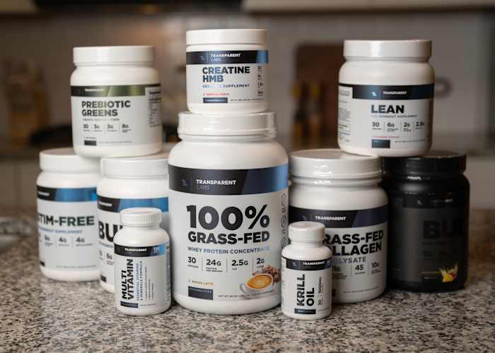 Transparent Labs products