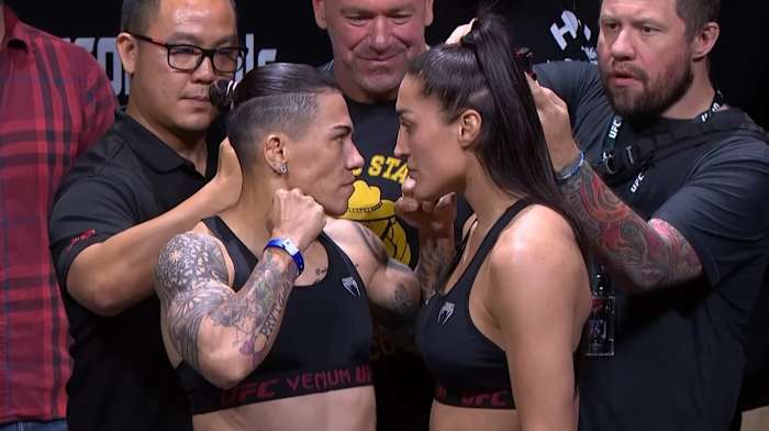 Jéssica Andrade and Tatiana Suarez.