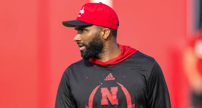 Evan Cooper coach Nebraska football 2023-08-05 fall camp
