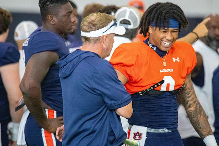 Robby Ashford at Auburn football practice - Eric Starling/Auburn Daily