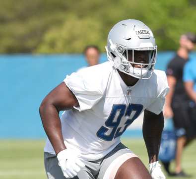 Detroit Lions defensive lineman Josh Paschal