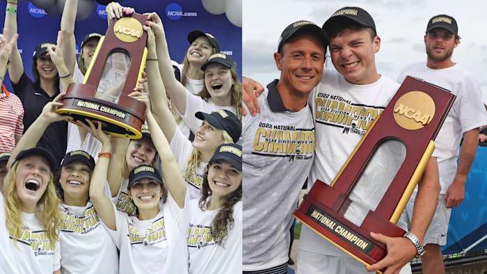 Virginia Cavaliers Women's Swimming and Men's Tennis National Champions