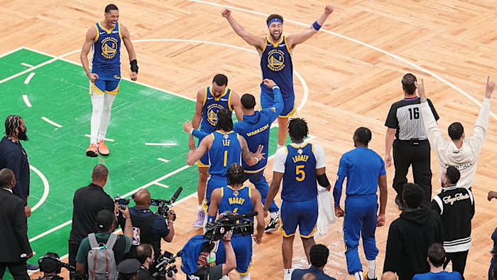 Curry was overwhelmed with emotion after securing his fourth championship.