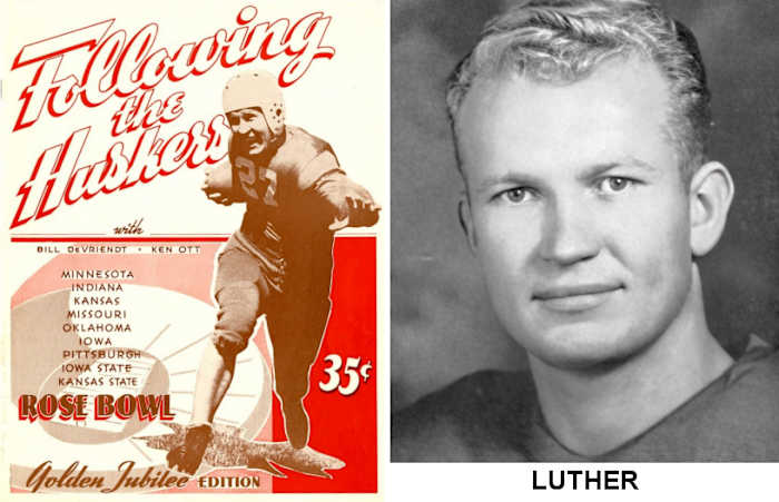 Butch Luther and 1940 Nebraska football