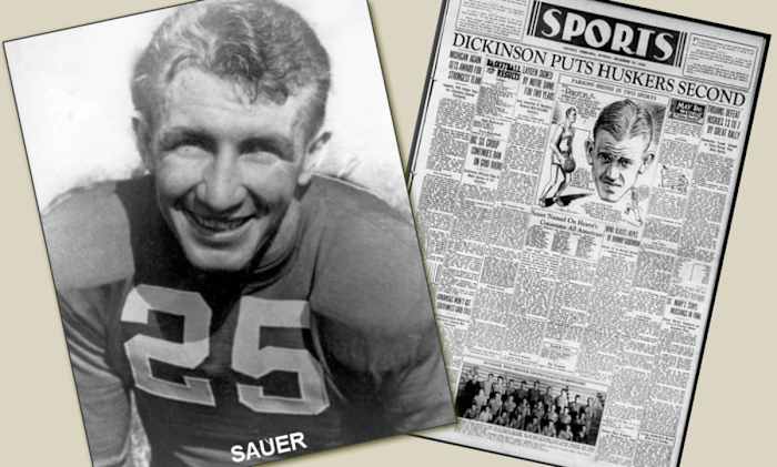 George Sauer and 1933 ratings page