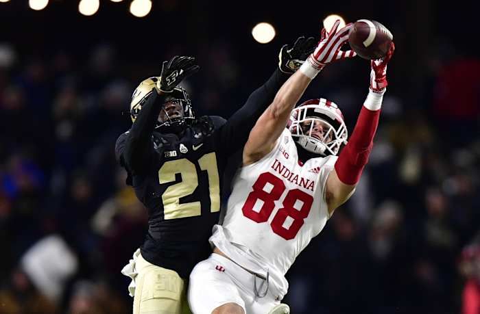AJ Barner Indiana at Purdue
