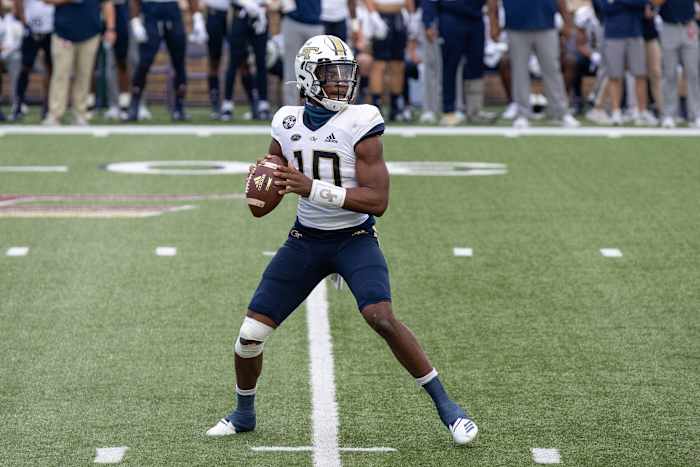 Georgia Tech quarterback Jeff Sims