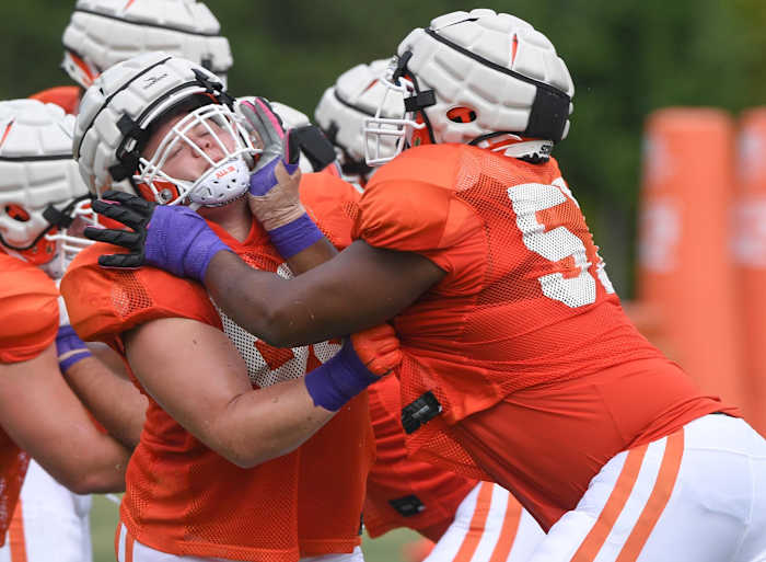 Georgia Tech Offensive Lineman Paul Tchio