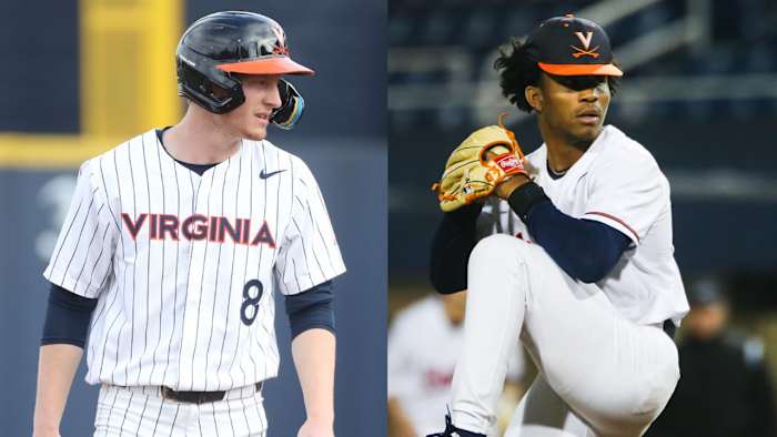 Casey Saucke and Jay Woolfolk, Virginia Cavaliers baseball