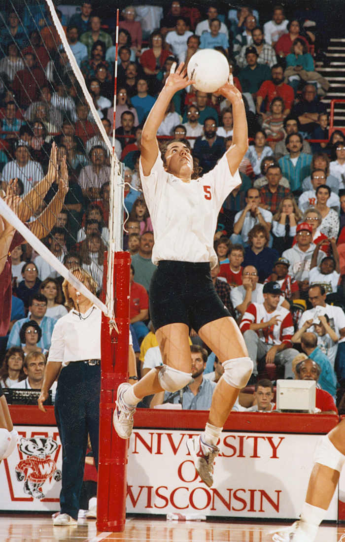 Former Wisconsin volleyball player Laura Abbinante (Credit: UW Athletics)