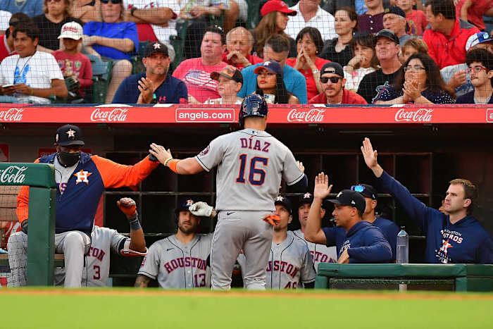 Houston Astros Left Fielder Aledmys Díaz