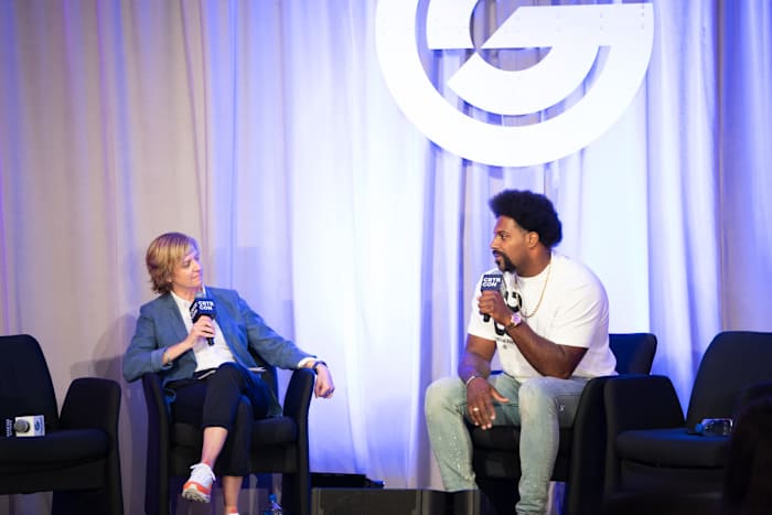 Cam Jordan at Hashtag Conference