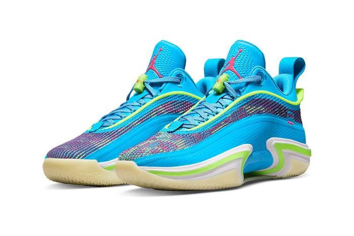 Paolo Banchero wore the Air Jordan 36 'Luka' colorway.