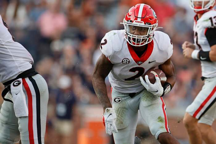 Georgia Running Back Kendall Milton