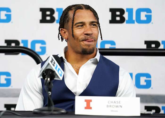 Chase Brown media days