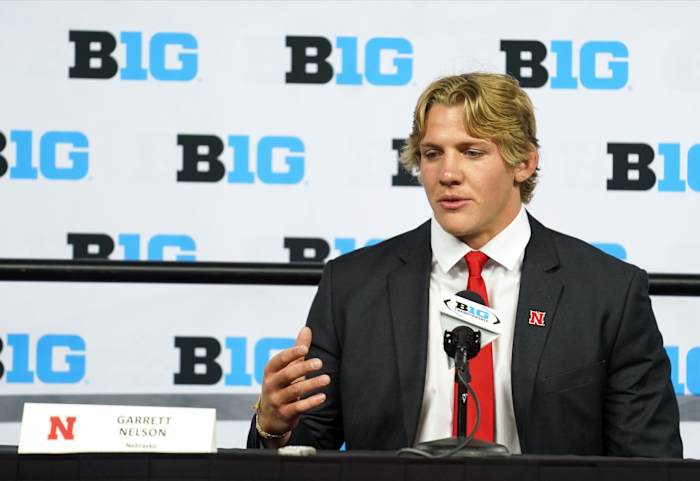 Garrett Nelson media days