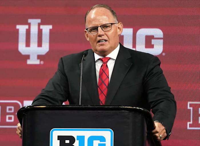 Indiana football coach Tom Allen