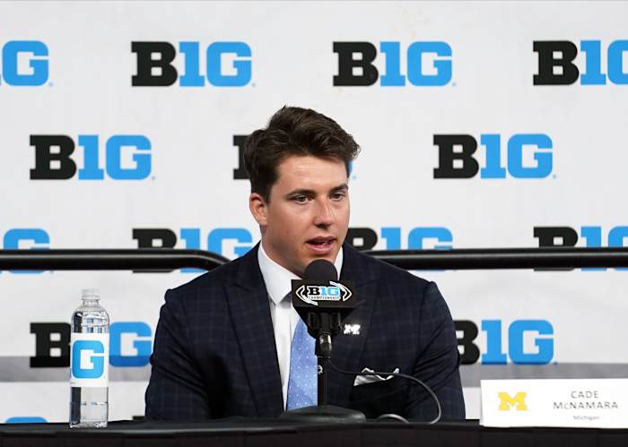 Michigan Wolverines quarterback Cade McNamara