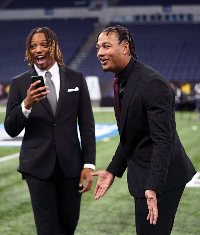 Ronnie Hickman and Jaxon Smith-Njigba